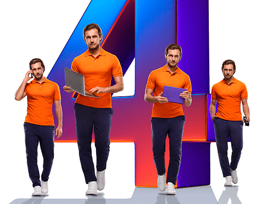 Великолепная четверка Ростелеком в КП Маленькая Шотландия